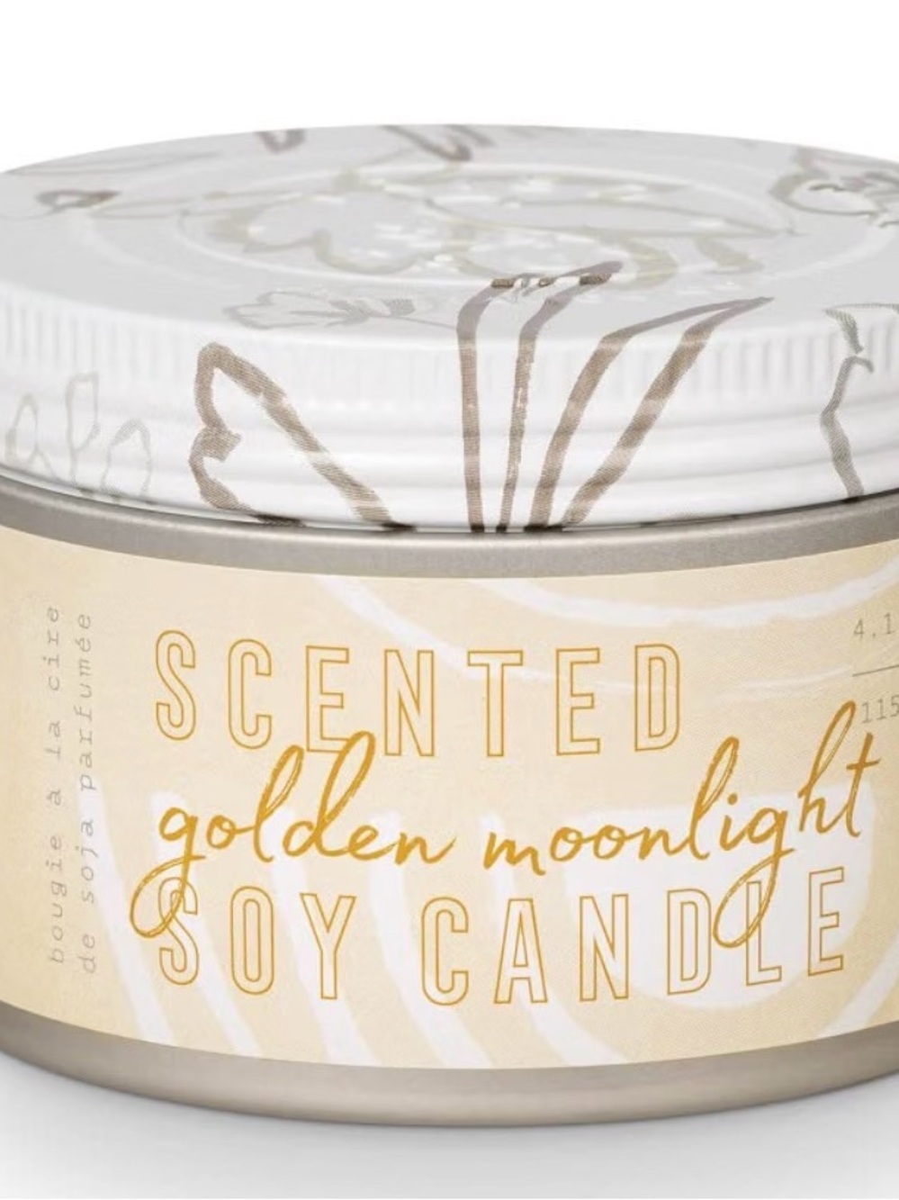 Golden Moonlight Soy Candle: 20 hr burn time🕯️ - Picture 2 of 4